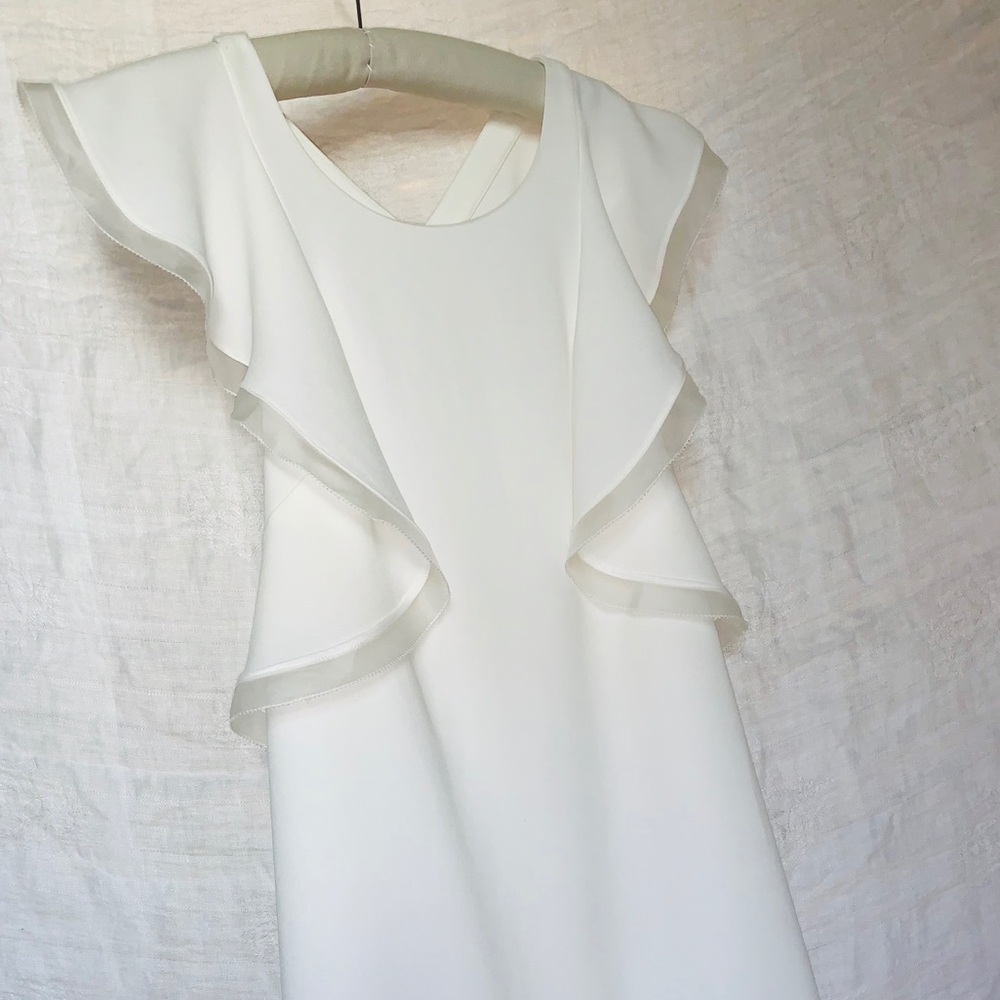 White Dress- Club Monaco Irina dress - Picture 8 of 9